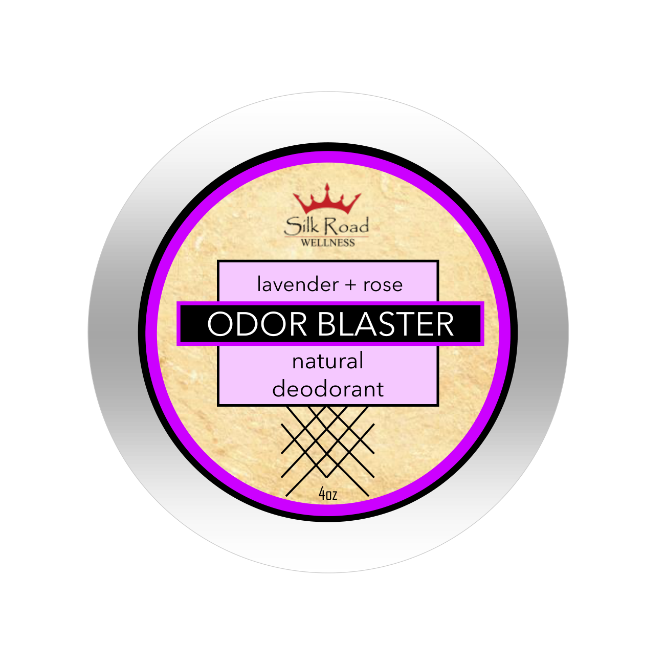 Odor Blaster Natural Deodorant - Lavender & Rose