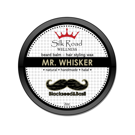 Mr. Whisker Solid Beard Balm - Blackseed and Basil