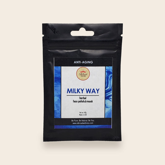 Facial Scrub & Mask - Milky Way (Anti-Aging) | Halal Skincare | Silk Road Wellness