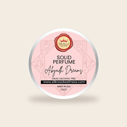 Solid Perfume - Abyadh Dreams | Halal Skincare | Silk Road Wellness