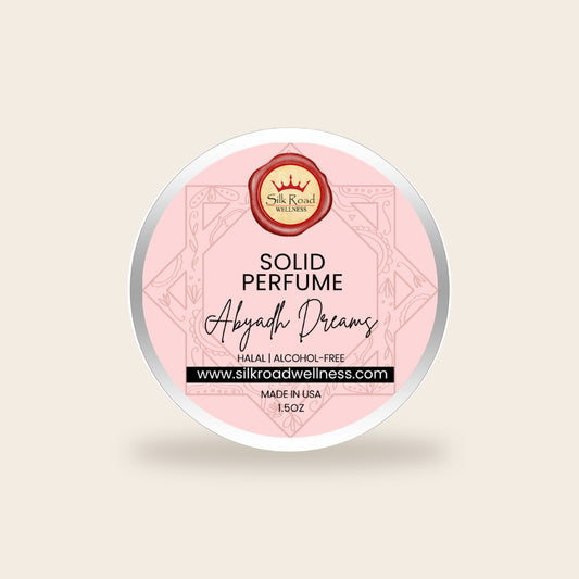 Solid Perfume - Abyadh Dreams | Halal Skincare | Silk Road Wellness