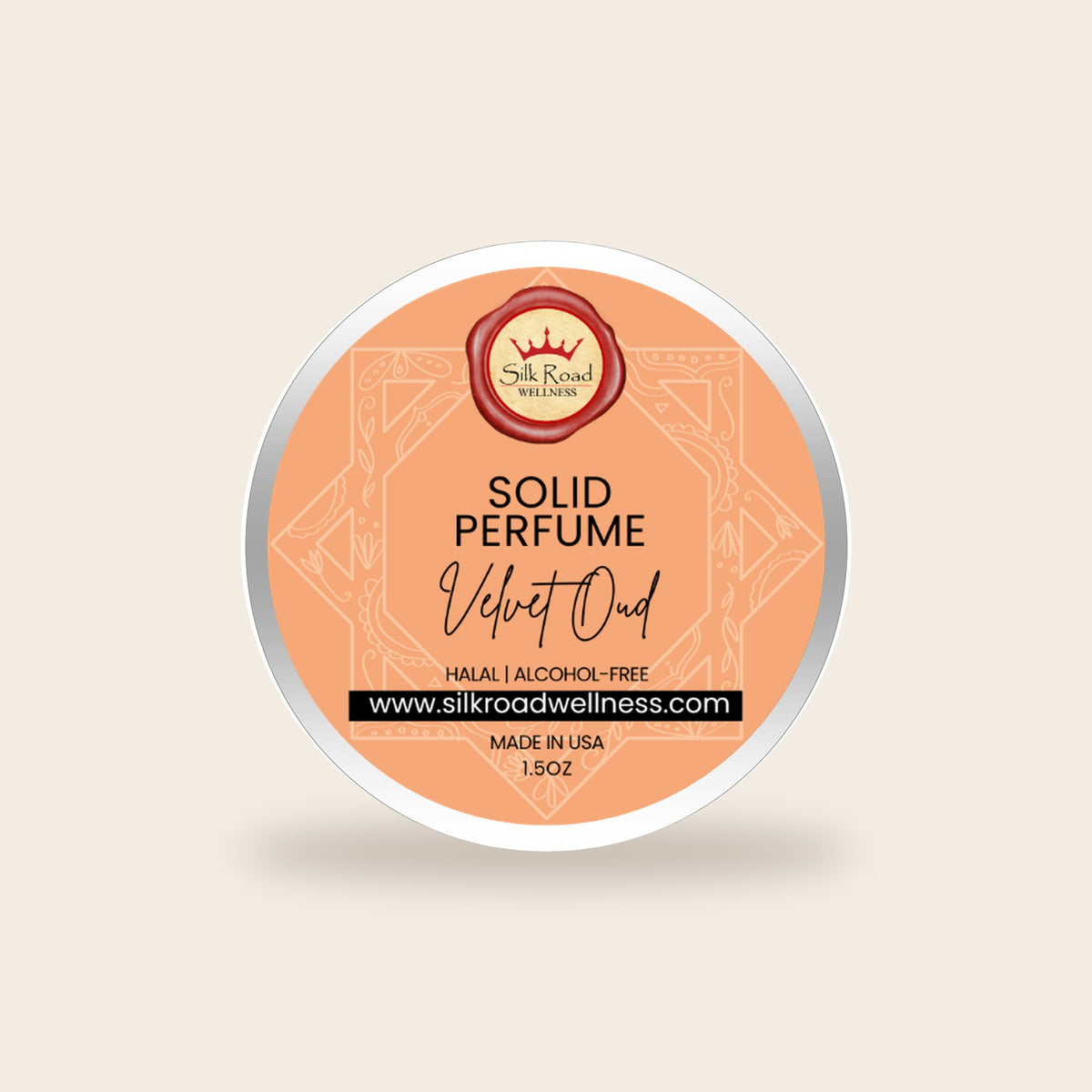 Solid Perfume - Velvet Oud | Halal Skincare | Silk Road Wellness